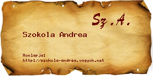 Szokola Andrea névjegykártya